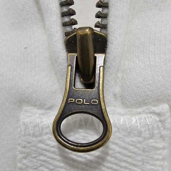 Polo Ralph Lauren 1/4 Zip Pullover Sweatshirt Second 7 Loop Collar Size 24M - Picture 10 of 15